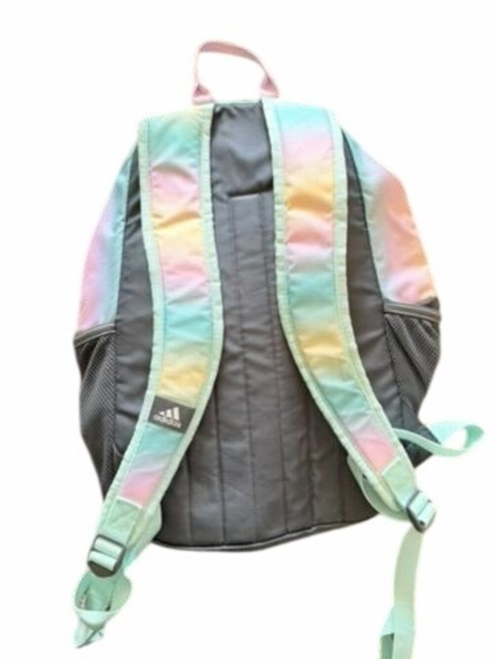 Adidas Pastel Tie-Dye Backpack With Multiple Compartments & Adjustable Straps - Picture 2 of 3